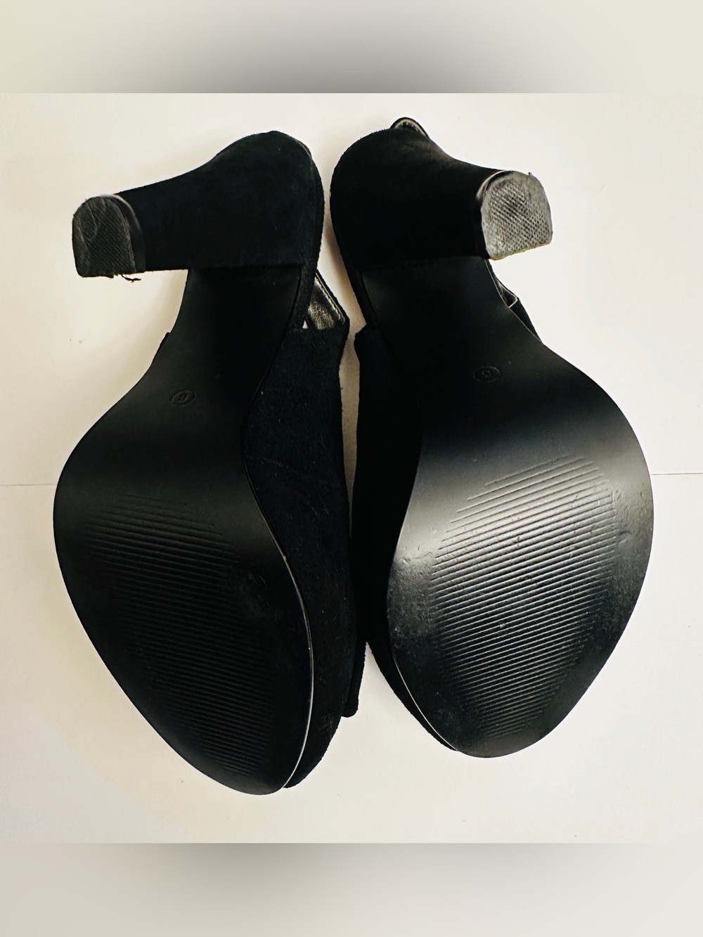 Heels*Platform~Peep Toe Heels with Bow~Black*Two Lips*Sz~6*Vintage*90’s*pin-up* - Picture 6 of 7